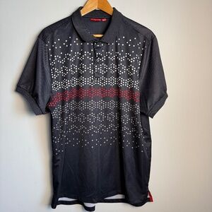PUMA‎ Men's Performance Short Sleeve 2 Button Polo Shirt Black Size XXL Active
